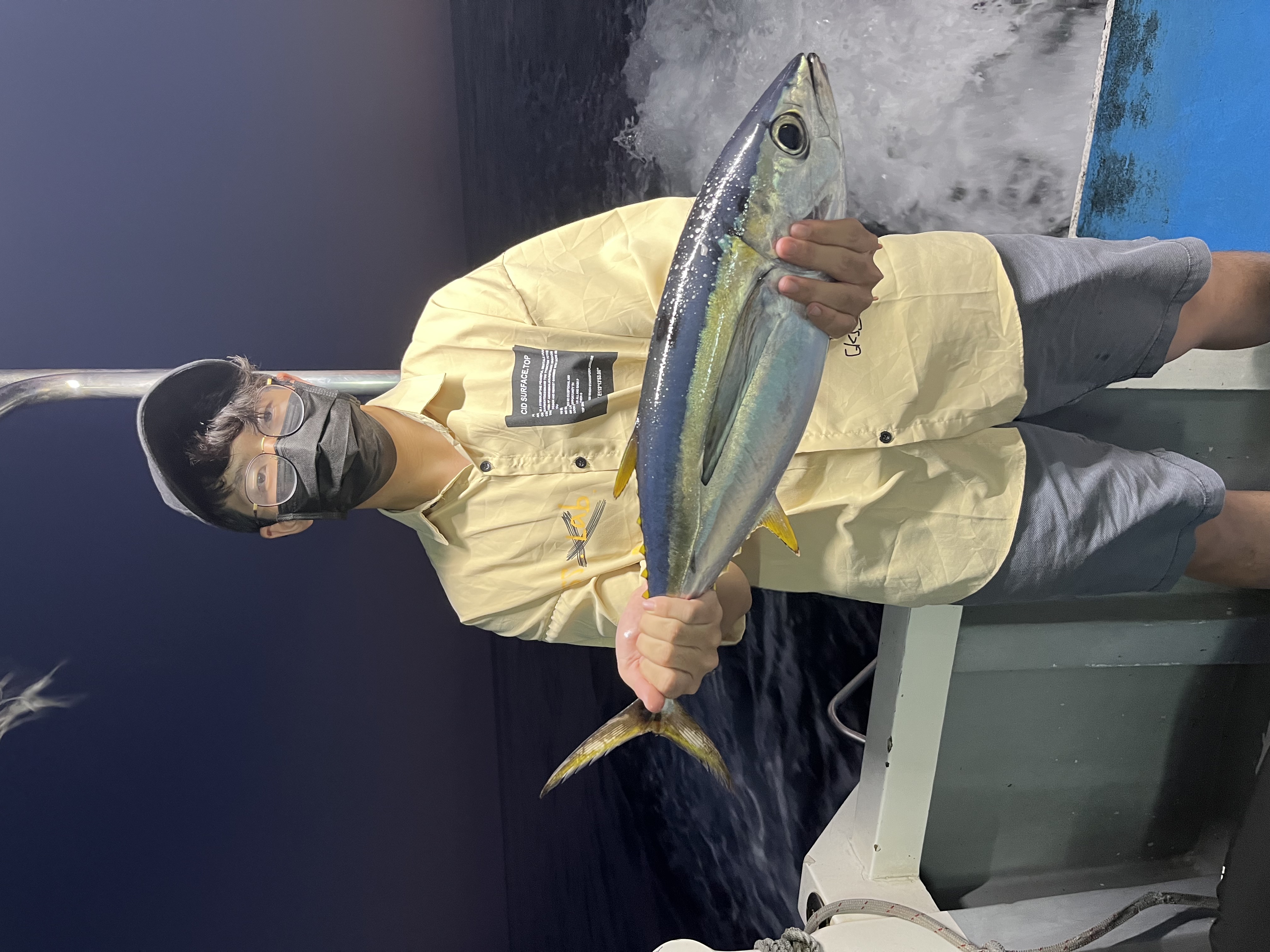 fishing with yellofin tuna